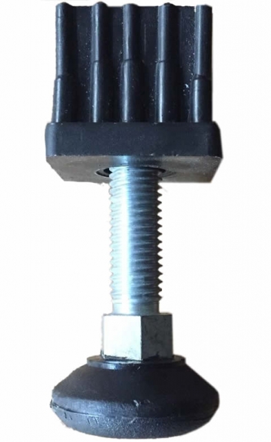 M14 7 cm 40x40 Altı Köşe Metal Rotil Ayak